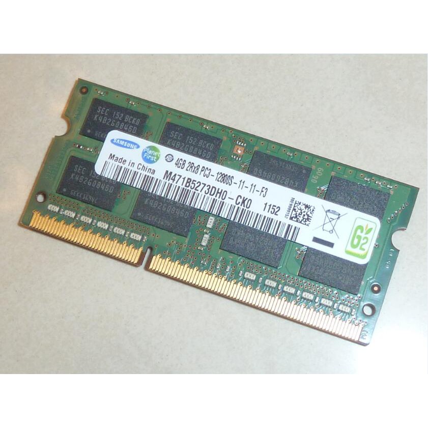 Samsung 三星 DDR3 1600 PC3 12800S 4G GB 雙面顆粒