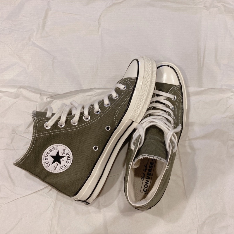 CONVERSE 1970 高筒帆布鞋-162052C綠 25.5cm