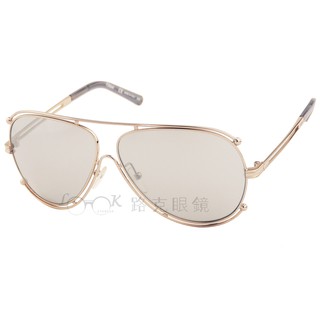 【LOOK路克眼鏡】 Chloe 太陽眼鏡 ISIDORA 飛行員 銀色水銀鏡片 簍空金屬線絲 CE121S 744
