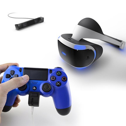 Ps4 手把耳機轉接器轉接頭轉換器手柄音量調整控制器音頻麥克風開關slim Pro Psvr