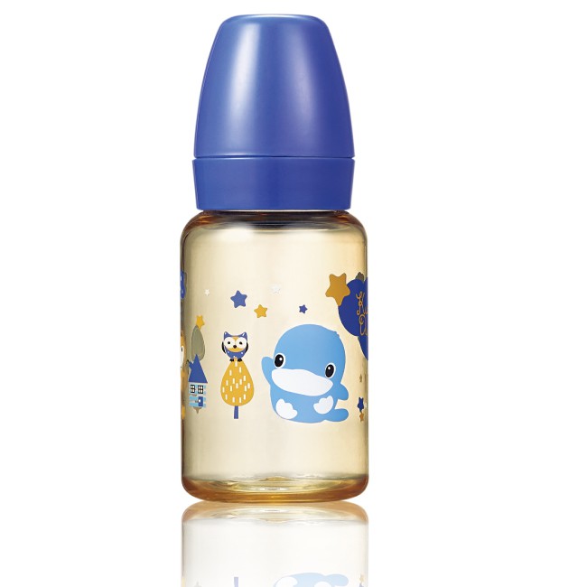 KUKU 酷咕鴨  PPSU 星燦標準奶瓶 140ml / 瓶 (藍奇星空/紫幻銀河)【久億藥局】