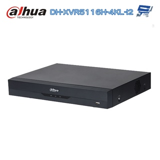 昌運監視器 大華 DH-XVR5116H-4KL-I2 16路 人臉辨識XVR 監視器主機