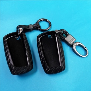 汽車鑰匙殼 碳纖紋 鑰匙保護套 適用於寶馬BMW 1 3 5 7 系 X1 X3 X4 X5 X6 M3 M5 Z4