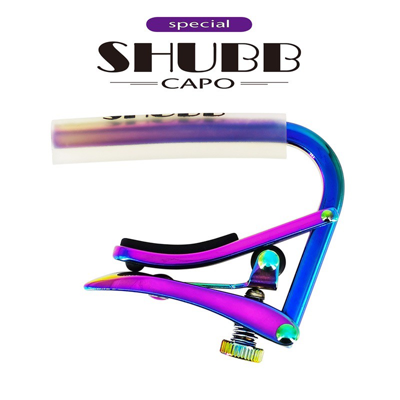 SHUBB 移調夾 限量版 C1P fs Special 黃銅電鍍 炫彩特別款 滾輪式 民謠吉他 電吉他【他,在旅行】