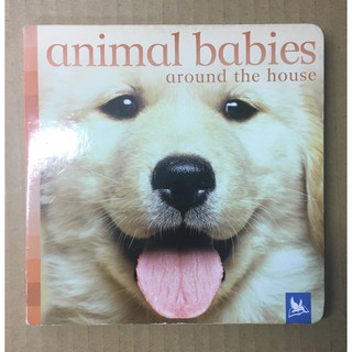 【二手童書】animal babies around the house