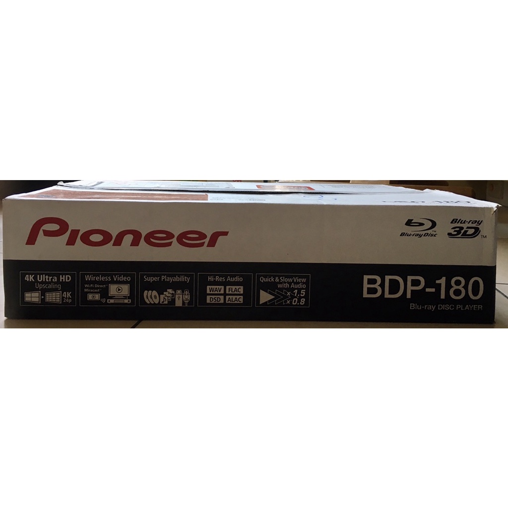 僅拆封測試❗️Pioneer 藍光播放機 BDP-180(已過保）