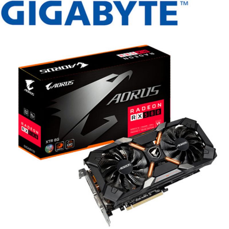 GIGABYTE技嘉 AORUS  RX580 XTR 8G 顯示卡