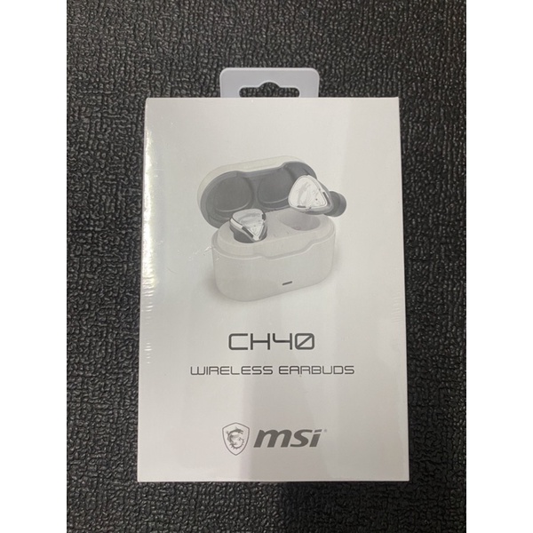 ［MSI微星］CH40 Wireless Earbuds 無線藍牙耳機