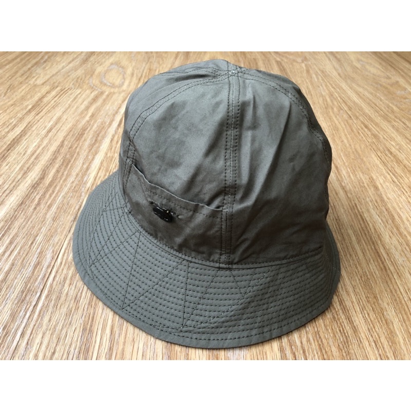 日本製全新正品WASTE TWICE美式復古探險家漁夫帽 橄欖軍綠色純棉軍用布料材質 法國工裝鹿頭動物扣