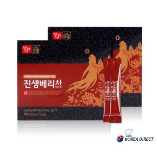 韓國 正元參人參莓果茶 (3g x 50包)1盒 /2盒
