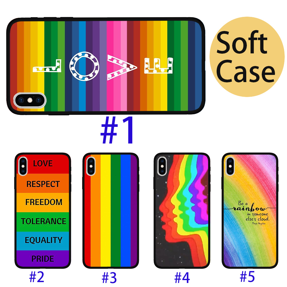 外殼矽膠 LGBTQ LGBT Pride Rainbow Love 適用於華為 Nova 2i 3 3i 7i P30