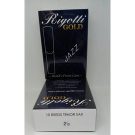 亞洲樂器 Rigotti Gold Jazz Tenor SAX 次中音薩克斯風竹片 (3號 2號 2號半 ) 10片裝