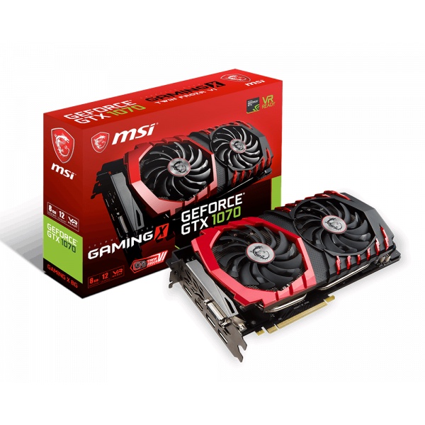 微星 MSI GTX 1070 Gaming X GTX1070 8G 雙風扇 VGA 顯示卡 顯卡