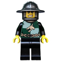 樂高人偶王 LEGO 城堡系列-綠龍士兵#7948  cas455