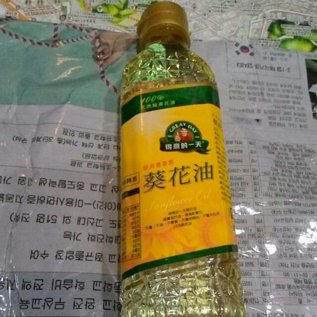 全新現貨  得意的一天 300ml 經典青春素 100%天然純葵花油