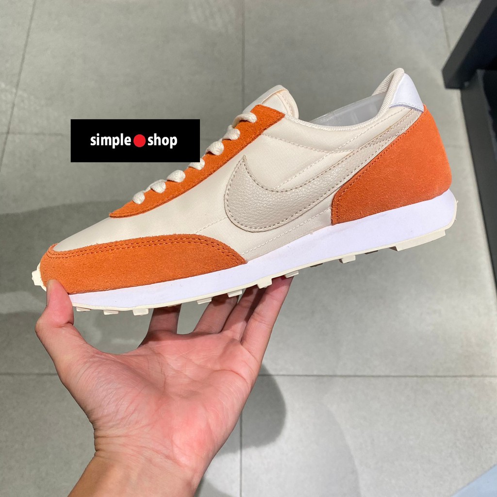 【Simple Shop】NIKE Daybreak 復古 阿甘鞋 麂皮 慢跑鞋 橘色灰勾 女款 CK2351-106