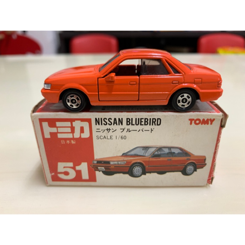 ［現貨］Tomica Tomy多美 紅標 日製 No.51 Nissan bluebird