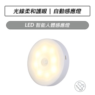 LED智能人體感應燈 黃光 智能光控 床頭燈 玄關燈 櫥櫃燈 小夜燈 人體感應燈