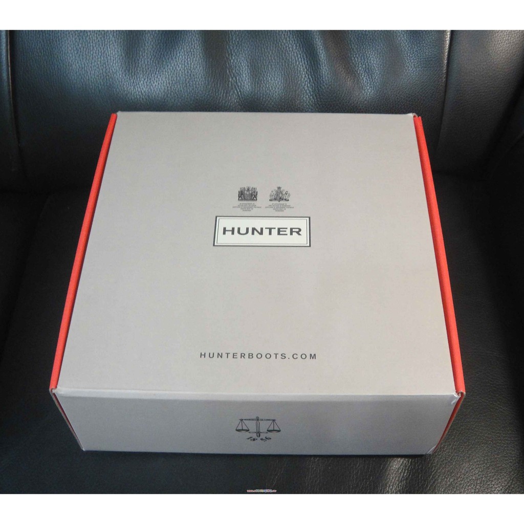 英國品牌HUNTER空鞋盒/空紙盒/空紙箱/收納盒/收納箱~童鞋盒