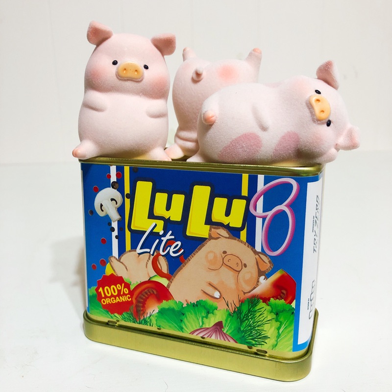 罐頭豬 Lulu豬 愛心隱藏 搪膠 設計師公仔
