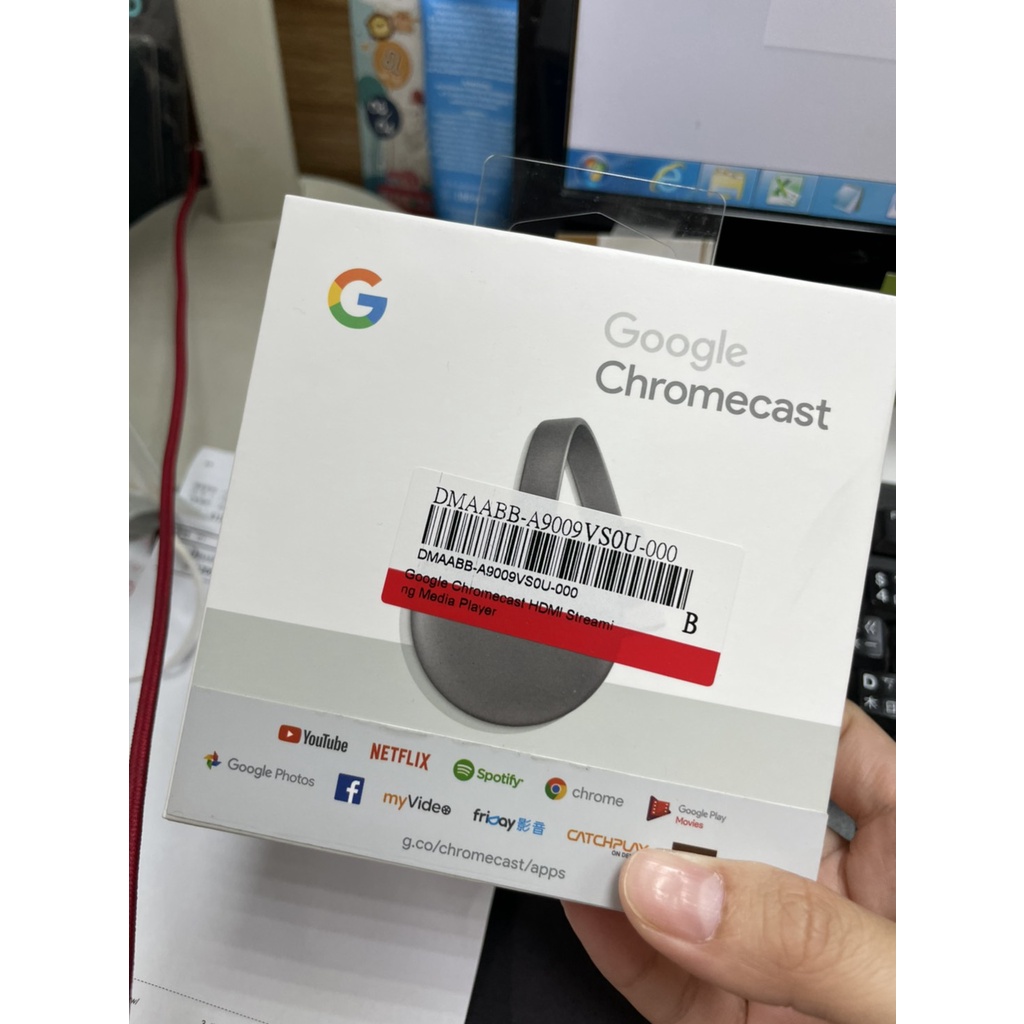 全新未開封~Google Chromecast 第三代 HDMI 媒體串流播放器 投影電視 電視棒 電視轉接器 螢幕串流