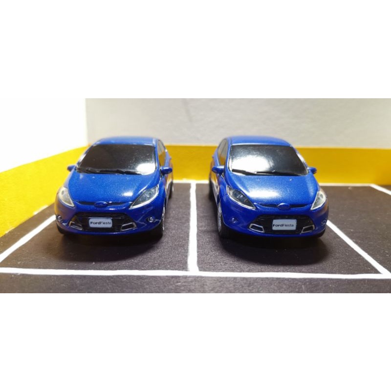 ［ℍ.𝕋.搜模坊］John限定下單 1/43 FORD FIESTA 5D 藍色 模型車 兩台
