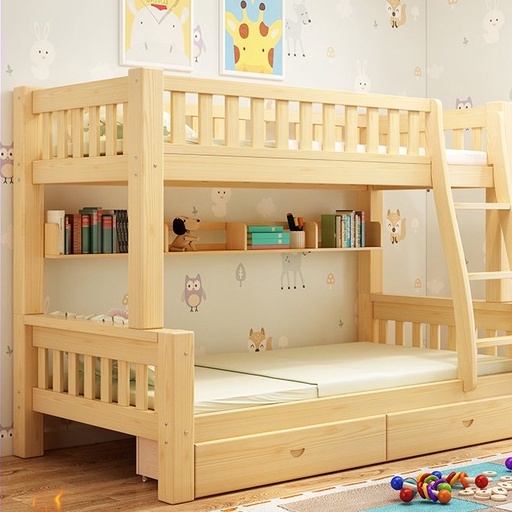 【雨辰家居城】上下床雙層床上下鋪木床兩層全實木宿舍高低床子母床可拆分兒童床
