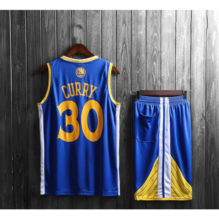 金州勇士30號 Stephen Curry 成人籃球服套裝男庫裡球衣