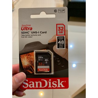 SanDisk Ultra SDHC Class10 32GB 記憶卡