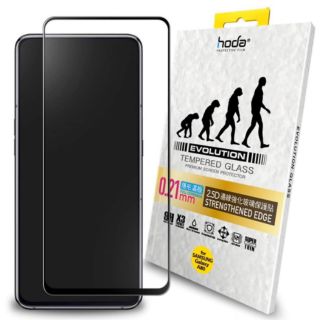 hoda【Samsung Galaxy A80】2.5D隱形進化版邊緣強化滿版9H鋼化玻璃保護貼0.21mm