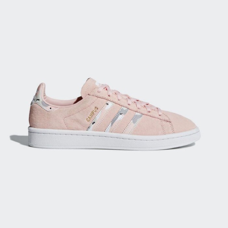 ADIDAS ORIGINALS CAMPUS 粉紅 迷彩 麂皮 復古休閒 平底 女鞋 B37940