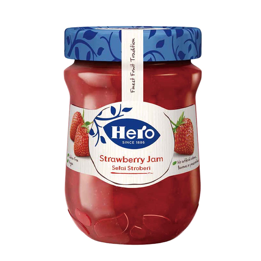 瑞士喜諾Hero 草莓果醬340g