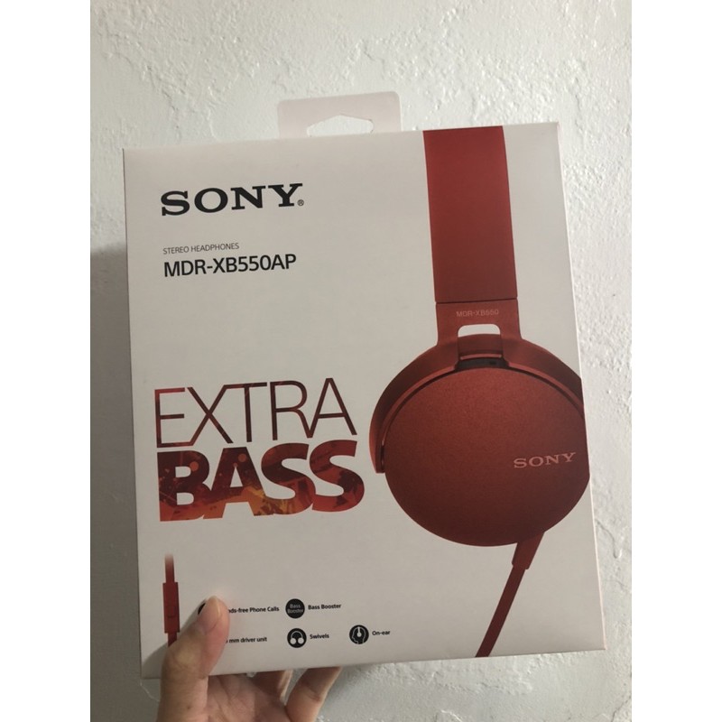 Sony  MDR-XB550AP 耳罩式耳機