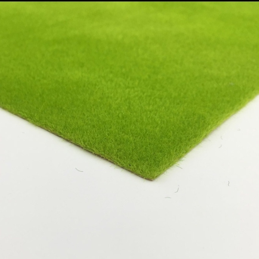 建築沙盤模型材料 室外模型草皮 仿真尼龍草地 草坪草絨紙綠色