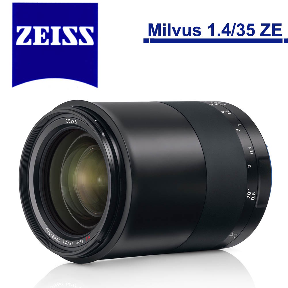 Zeiss 蔡司 Milvus 1.4/35 ZE 35mm F1.4 ZE 鏡頭 For Canon 公司貨 送蔡司拭