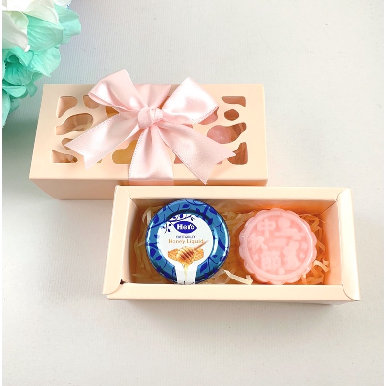 【2樓小舖】中秋月餅手工皂 蜂蜜 迷你果醬 創意禮品 含盒裝 柚子 月餅皂