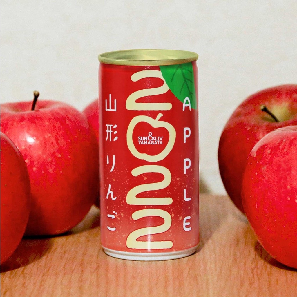 日本山形代表100%蘋果汁(190ml)  買一送一