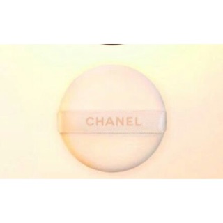 CHANEL 香奈兒 時尚裸光果凍粉餅專用 迷你版 粉撲 有LOGO