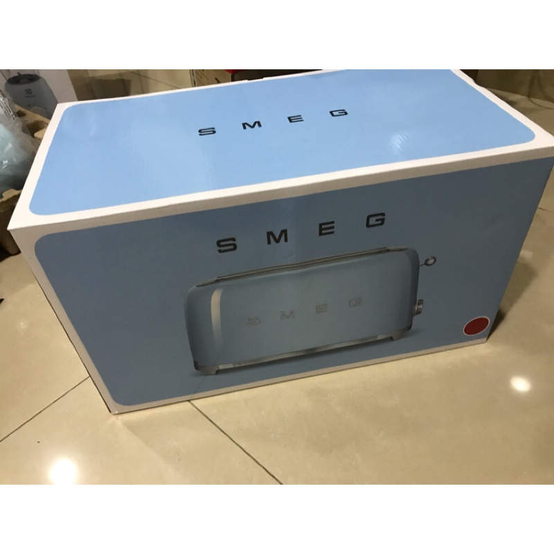 全新 義大利 SMEG 烤麵包機 四片式 紅 台灣公司貨 保固內 TSF02RDTW