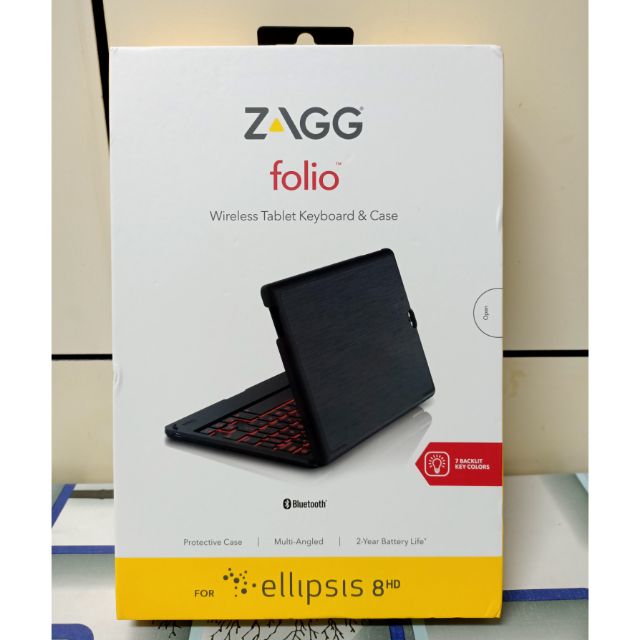 💫娃娃機出貨 ZAGG folio 藍牙鍵盤 手機平板通用 Wireless Tablet Keyboard&amp;Case