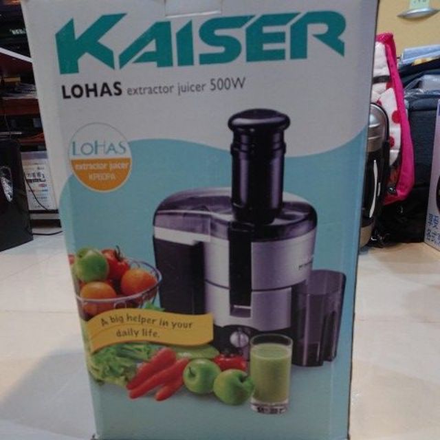 【九成新】Kaiser LOHAS 威寶樂活有氧蔬果調理機 KP60PA 果汁機