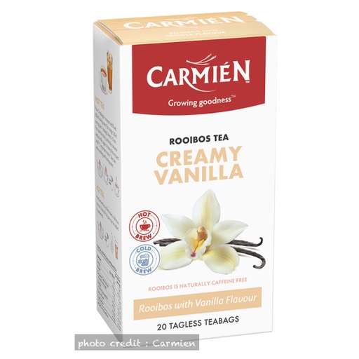 南非帶回_南非有機國寶茶Carmien Tea_Rooibos Tea_Pure_ Creamy Vanilla濃郁香草