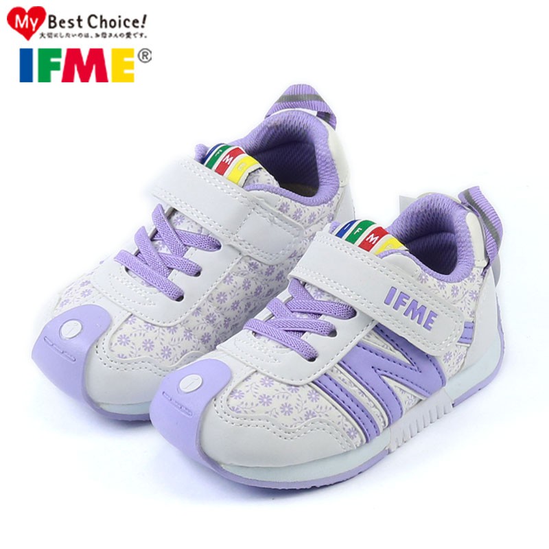 童鞋/正版日本IFME兒童輕量機能鞋.運動鞋(IF30-770579)紫白15-19號