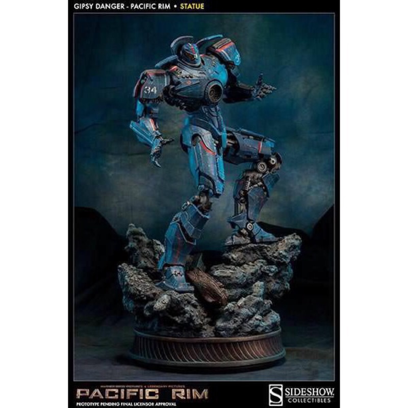 環太平洋（降價） SIDESHOW 電影。機甲獵人Pacific Rim。Gipsy Danger 吉普賽危機全身 雕像