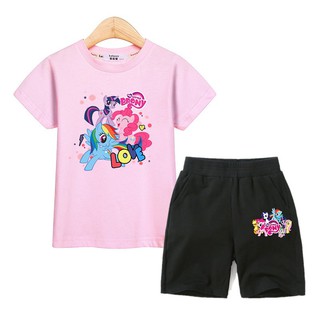 My Little Pony 兒童套裝上衣+褲子棉服女童衣服