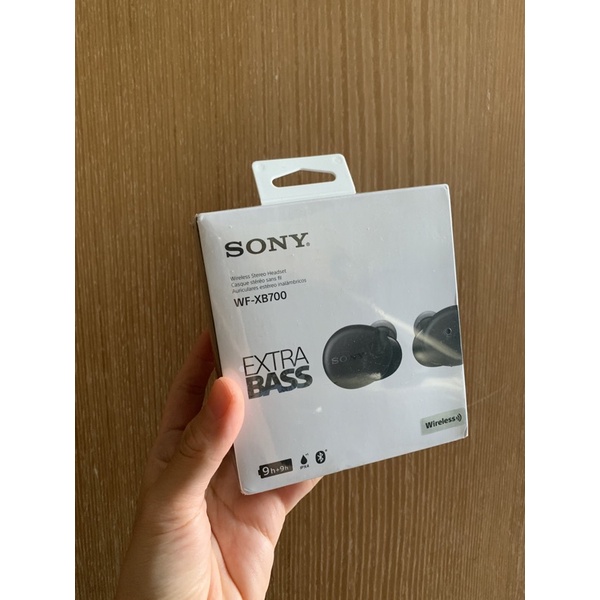 SONY EXTRA BASS 黑色無線藍芽耳機（全新）