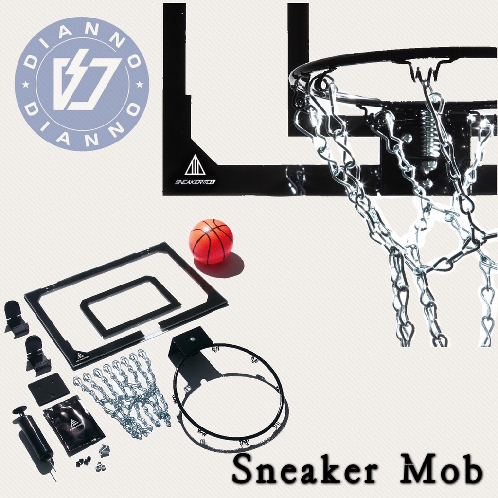 帝安諾-實體店面 Sneaker Mob Basketball Rim 籃球框 套組 籃框 高質感 壓克力板 金屬框