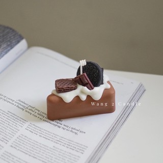 |Wang 2 Candle 巧克力Oreo 🍫三角形小蛋糕蠟燭｜