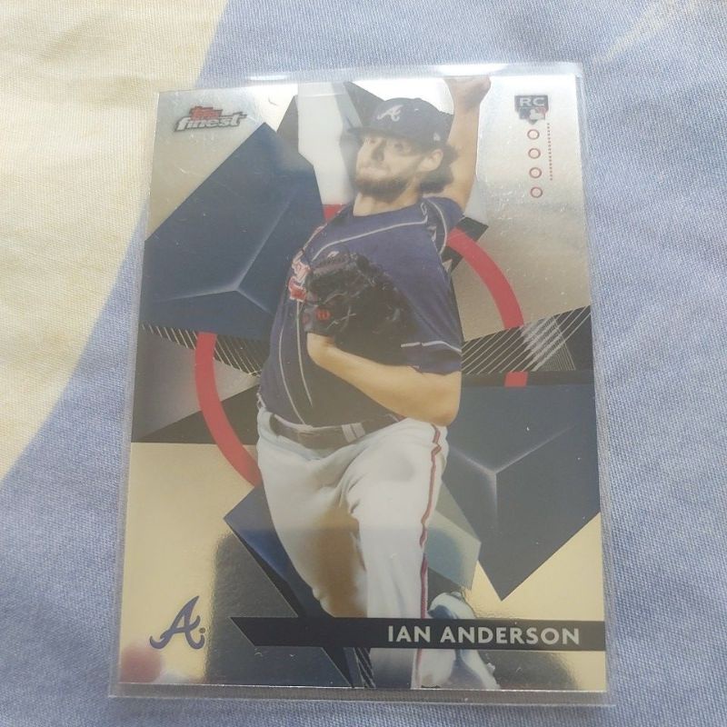 2021 MLB Topps Finest Ian Anderson RC 新人卡 金屬卡 球員卡