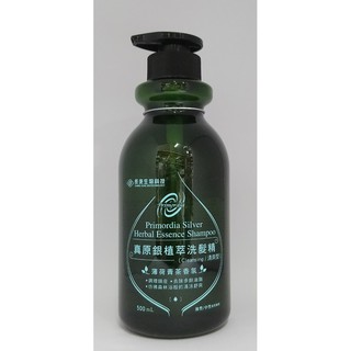 長庚生技~真原銀植萃洗髮精~薄荷青茶香氛 含珍貴銀離子、植物萃取精華(500ml/瓶)